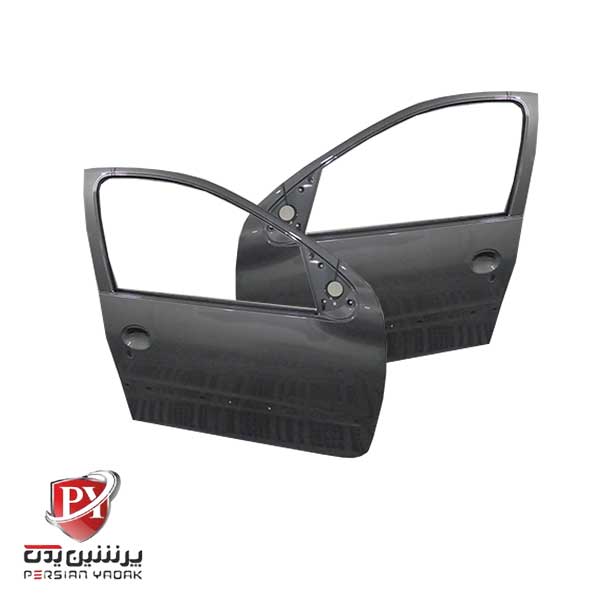 درب جلو پژو 207 خام آستر شرکتی ایساکو + رنگ شده کوره ای