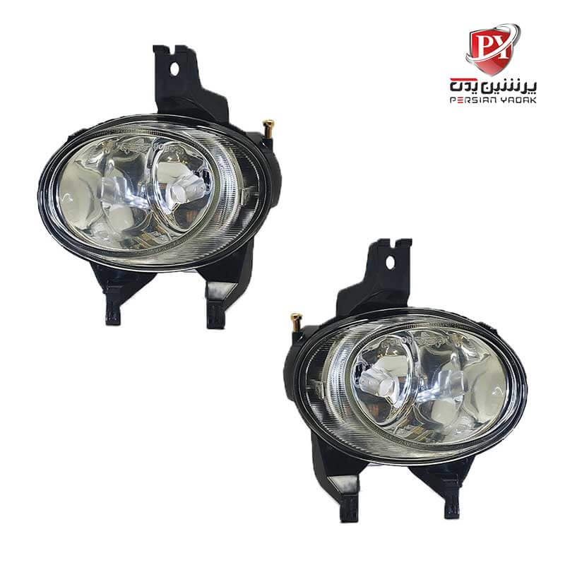 چراغ مه شکن جلو پژو 206 شرکتی ایساکو کیفیت اصلی فابریک و نصب آسان
